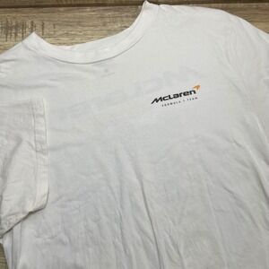 McLaren Formula 1 Crewneck T Shirt Team MCL60 2023 Race Car Graphic Men's Medium